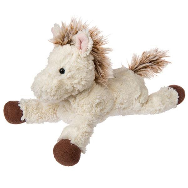 White stuffed farm animal horse toys