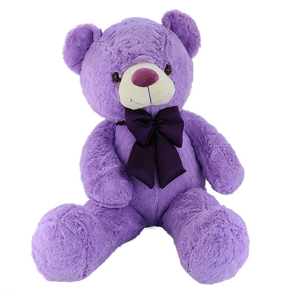 Manufacturing stuffed customized Plush Purple Giant teddy bear