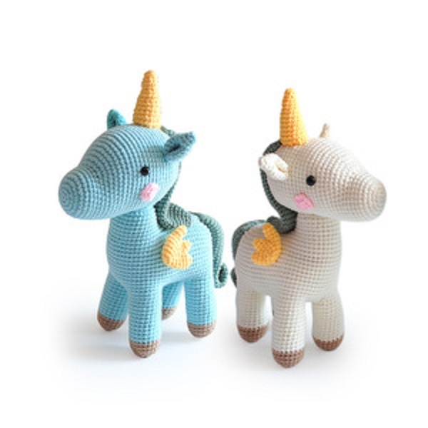 Customized Crochet Knitting Unicorn Toy Amigurumi Handmade soft toys