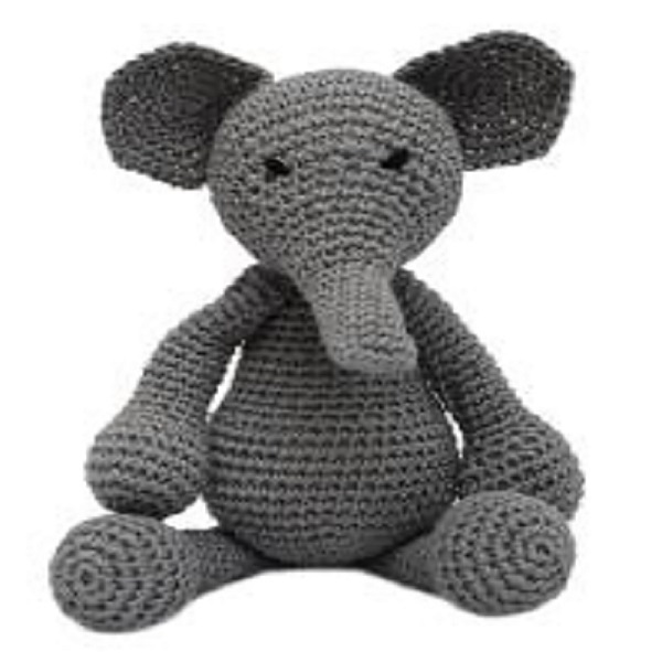 Customized New design Handmade Crochet elephant Stuffed Animal knitting Toys