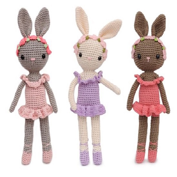 China Factory Custom Cute Handmade Amigurumi Stuffed Toy Knit Crochet Plush Mice Toys Baby Soft Stuffed Animal Doll Hand Knitted Dolls