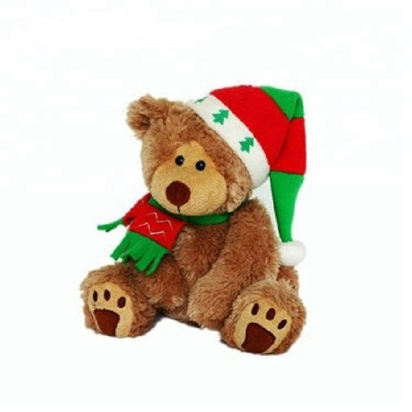 New design factory directed Novelty cute Plush Christmas Design Teddy Bear Toy Wholesale Manufacturer