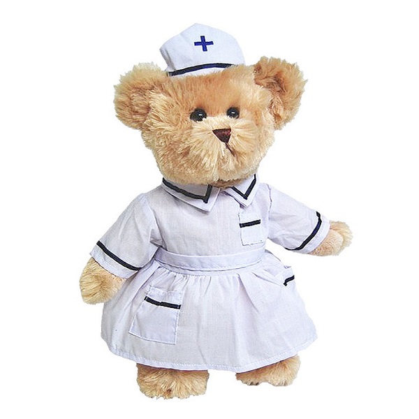 factory wholesale bespoke personalized nurse theme teddy bear plush toys
