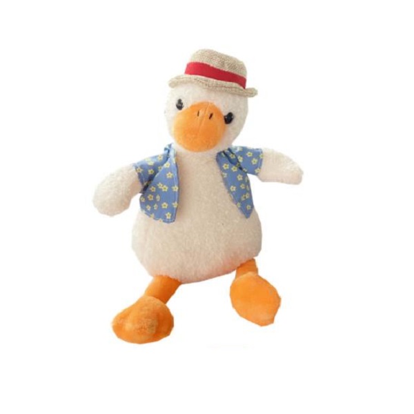 custom organic fabric cute soft plush toy duck