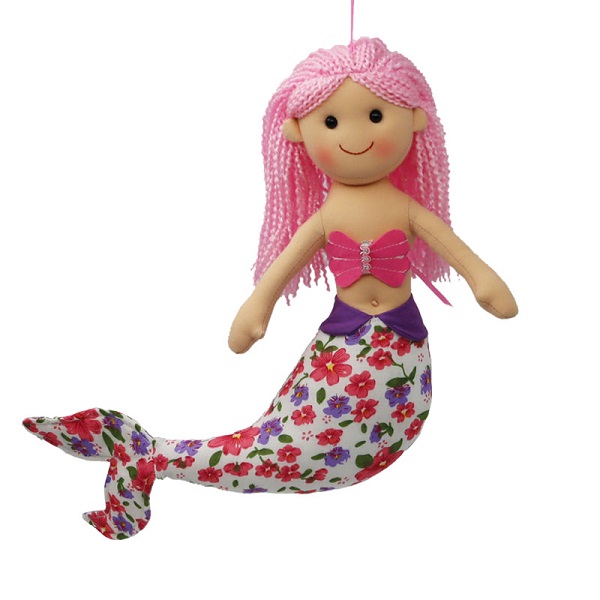 Handmade soft plush Mermaid Doll
