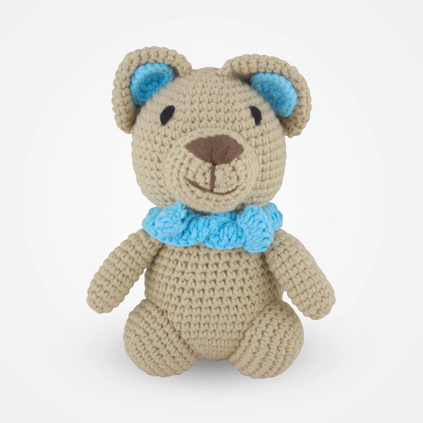 China handmade personalized tummy crochet teddy Amigurumi bear knitting toy