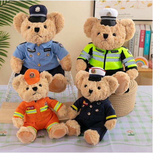 Best Custom Plush Teddy Bear with tailored uniform